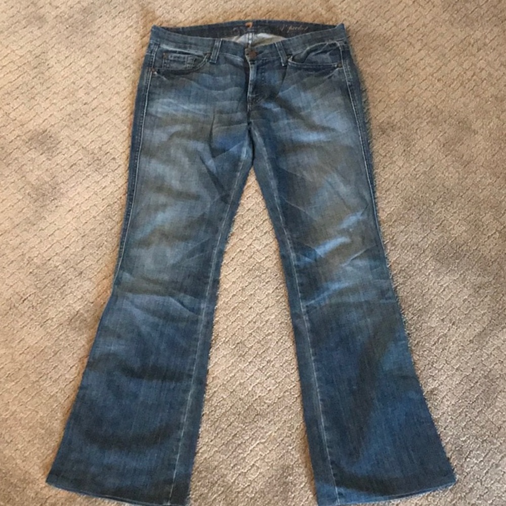 7 for all mankind pink A’s pockets Jeans
